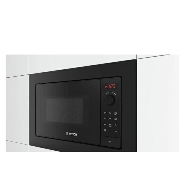 BOSCH FORNO MICROONDE INCASSO 20LT 800W NERO BFL623MB4