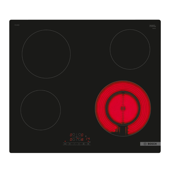 BOSCH PIANO COTTURA INCASSO RADIANTE TOUCH 4 ZONE 60CM PKF611BB2E