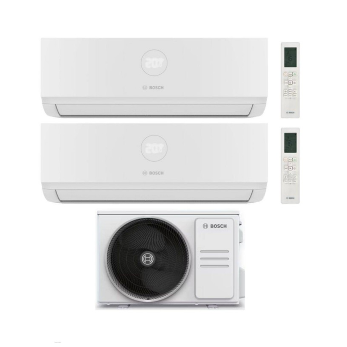 Climatizzatore Bosch Dual Split Cl 3200i 12+12 con CL5000M 53/2 Wi-Fi Optional Classe A++