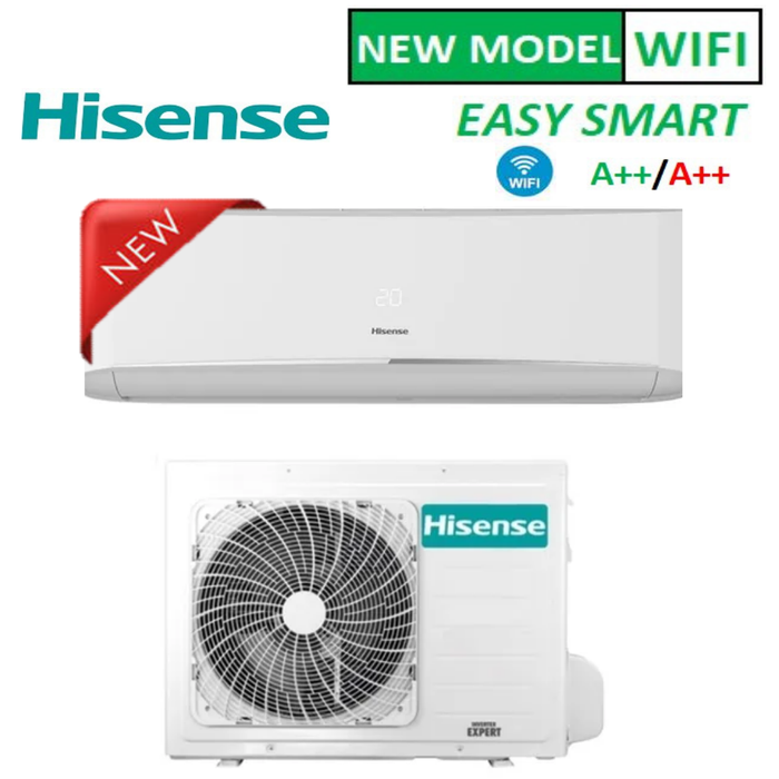 Climatizzatore Hisense Easy Smart inverter A++  WI-FI