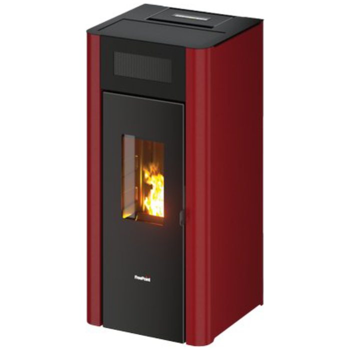 Stufa pellet amaranto 9 freepoint