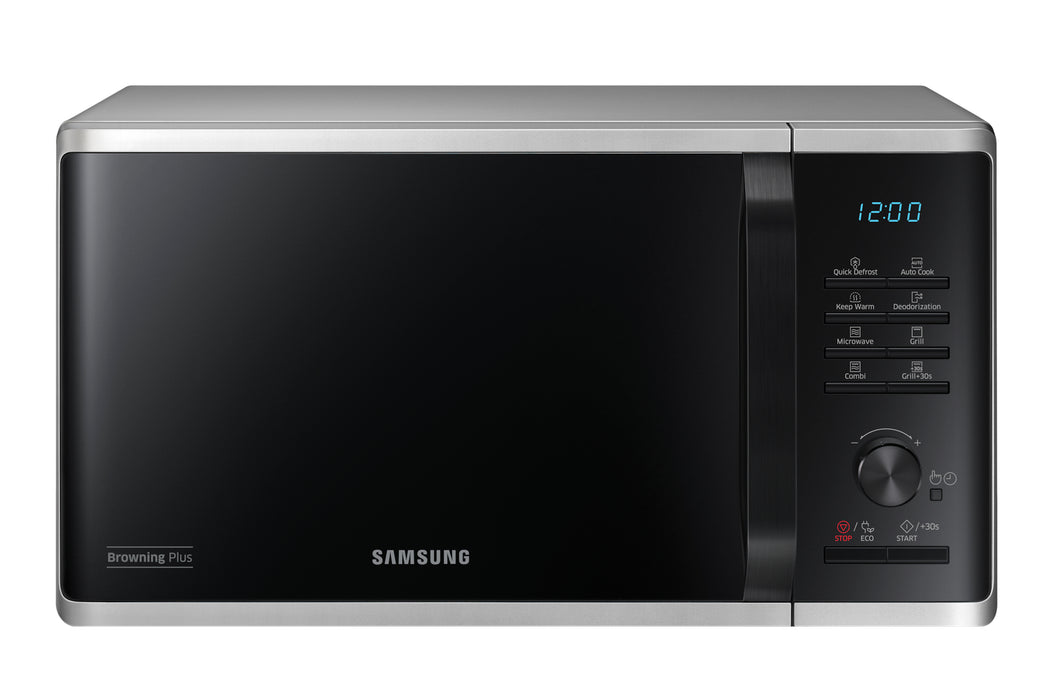 SAMSUNG FORNO MICROONDE 23LT 1250W GRILL 1100W SILVER MG23K3515AS/ET
