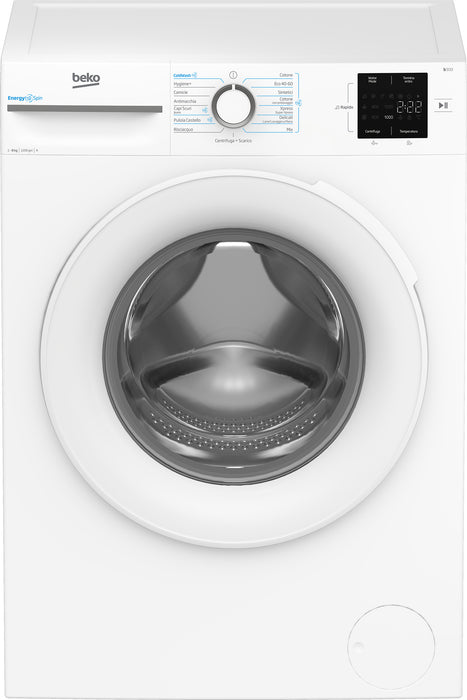 BEKO LAVATRICE 8KG ENERGY SPIN A INVERTER VAPORE 1200GIRI BMWU3821W
